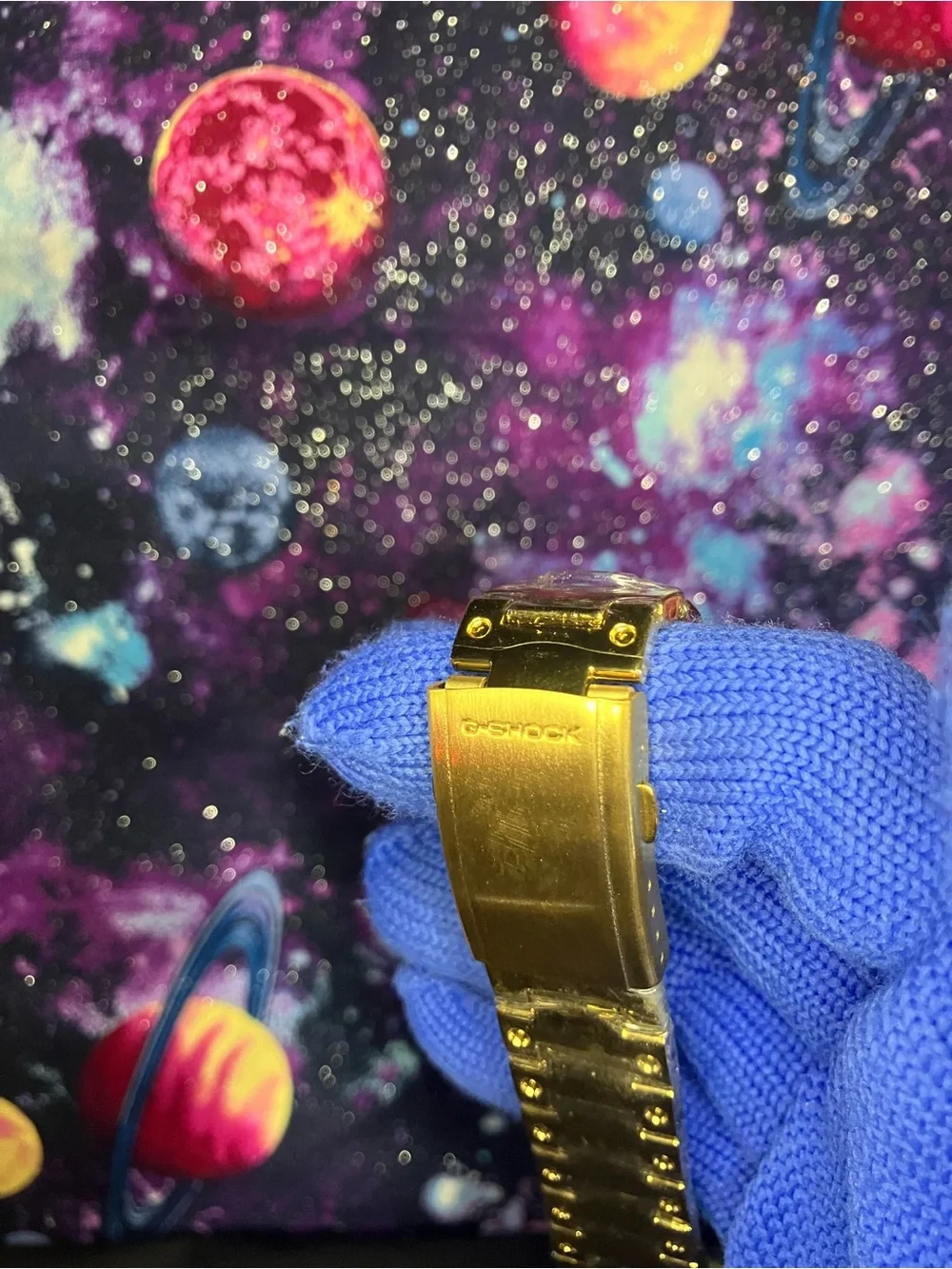Custom G Shock Gold Metal Colorway